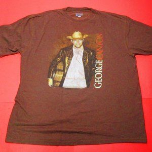 George Canyon Brown Men's Country T-Shirt Size XL